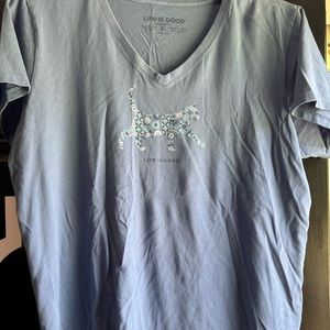 Life Is Good tee